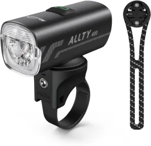 Magicshine Allty 400 Road Bike Light, USB Type-C Rechargeable,TTA-C Integrated Out Front Bike Mount,Compatible with Most Two-Bolt Integrated Handlebars