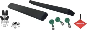 Malone MPG930 CrossBed 72" Kayak Bunk Kit | Includes Tie Downs and Safety Flag | Fully Adjustable | Requires MPG923 CrossBed Truck Rack & MPG917 Axis Bed Extender (Not Included)