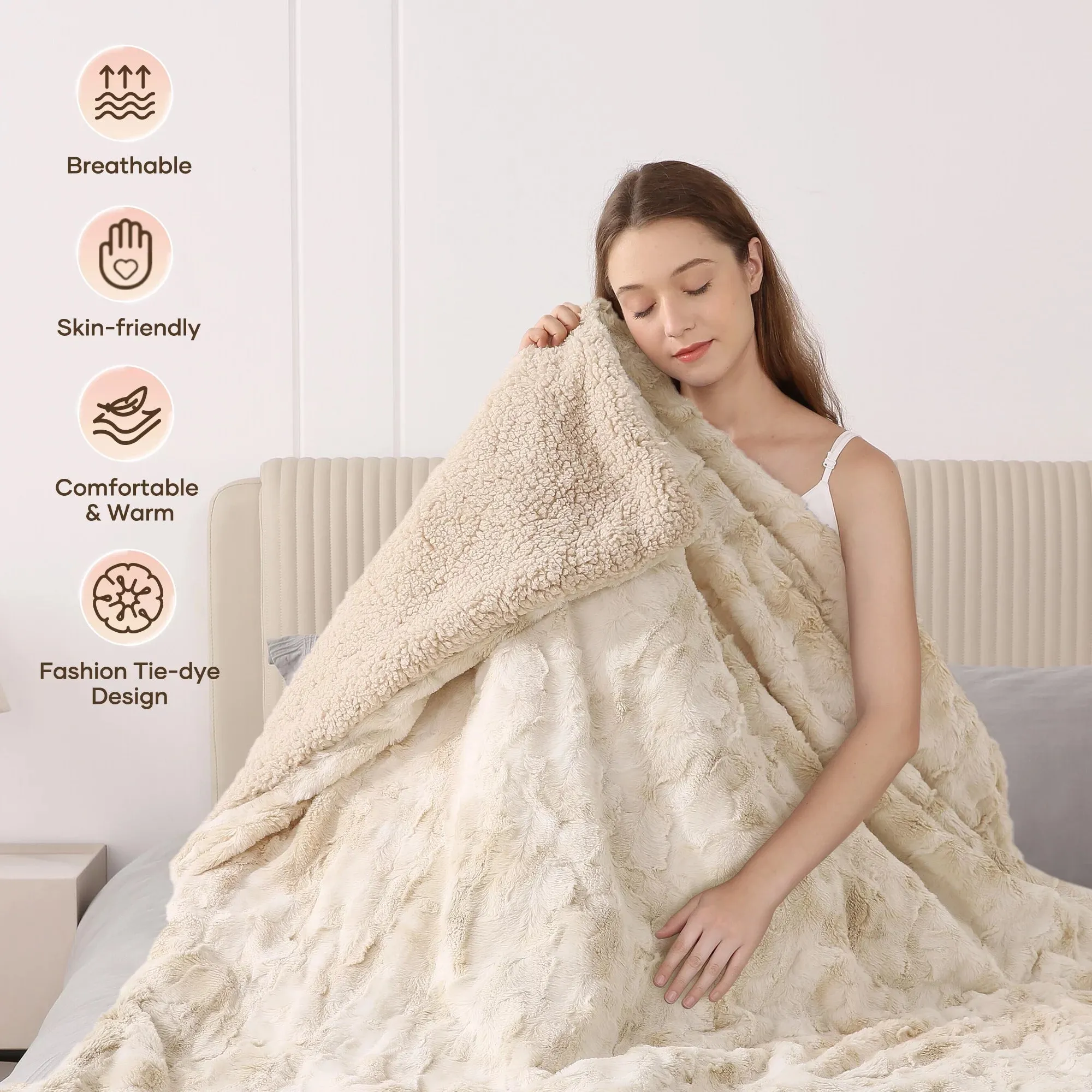 MARNUR Heated Blanket – Cozy Warmth with a Touch of Elegance
