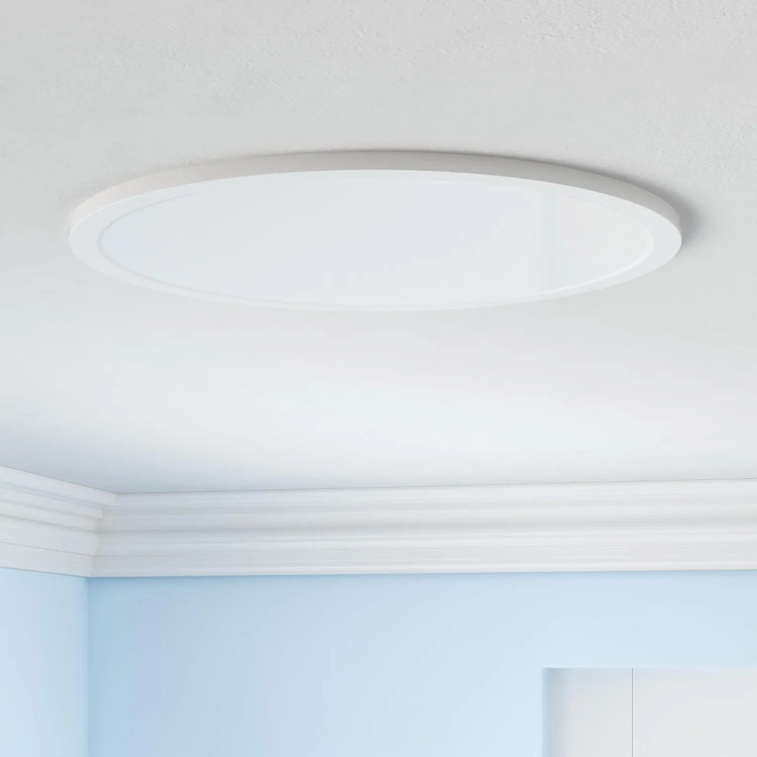 Matane Motion Sensor LED Ceiling Light with Remote, 12 Inch Wired Flush Mount Ceiling Light 3000K 4000K 5000K, 2400LM Dimmable Motion Sensor Light Indoor for Closet Hallway Laundry Stairs White