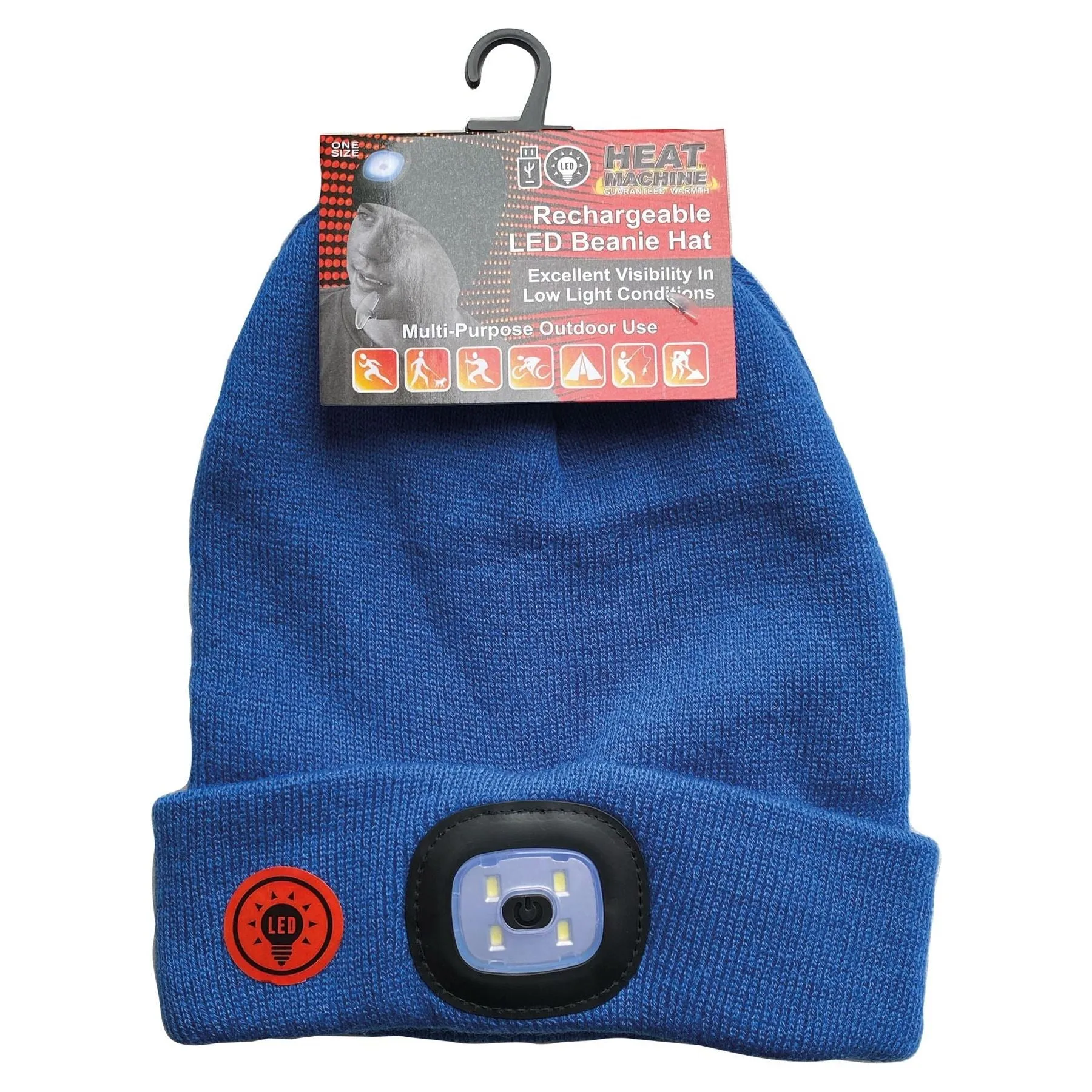 Mens LED light Hat (assorted colours) HM0011