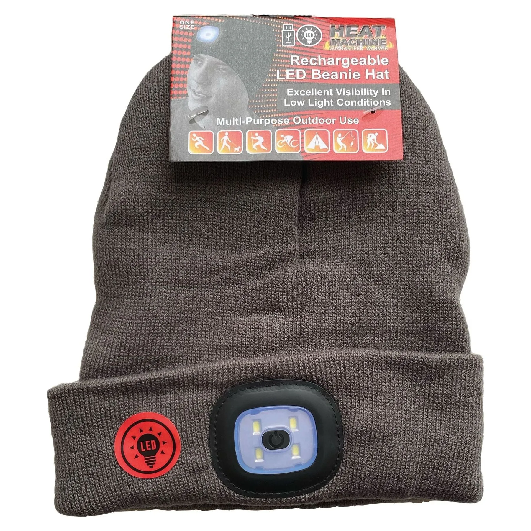 Mens LED light Hat (assorted colours) HM0011