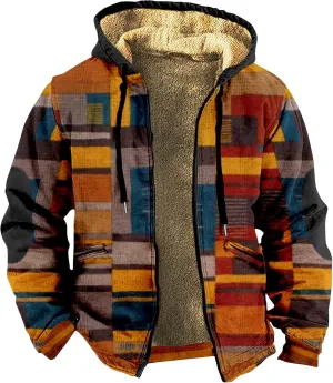 Men's Long Winter Coat Heavyweight Down Jacket Parka Warm Tactical Jackets Casual Zipper Casual Hoodies with Pocket