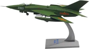 Mini Aircraft Model 1:72 for China Air Force Q5 FANTAN Mig-19 Fighter Diecast Alloy Aircraft Model for Collection Airplane Kit(Green)