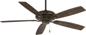 MINKA-AIRE F551-ORB Watt 60 Inch Energy Star Rated Ceiling Fan with DC Motor and 4 Speed Pull Chain in Oil Rubbed Bronze Finish
