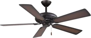 Minka-Aire F568-KA Supra 52 Inch Pull Chain Ceiling Fan in Kocoa Finish