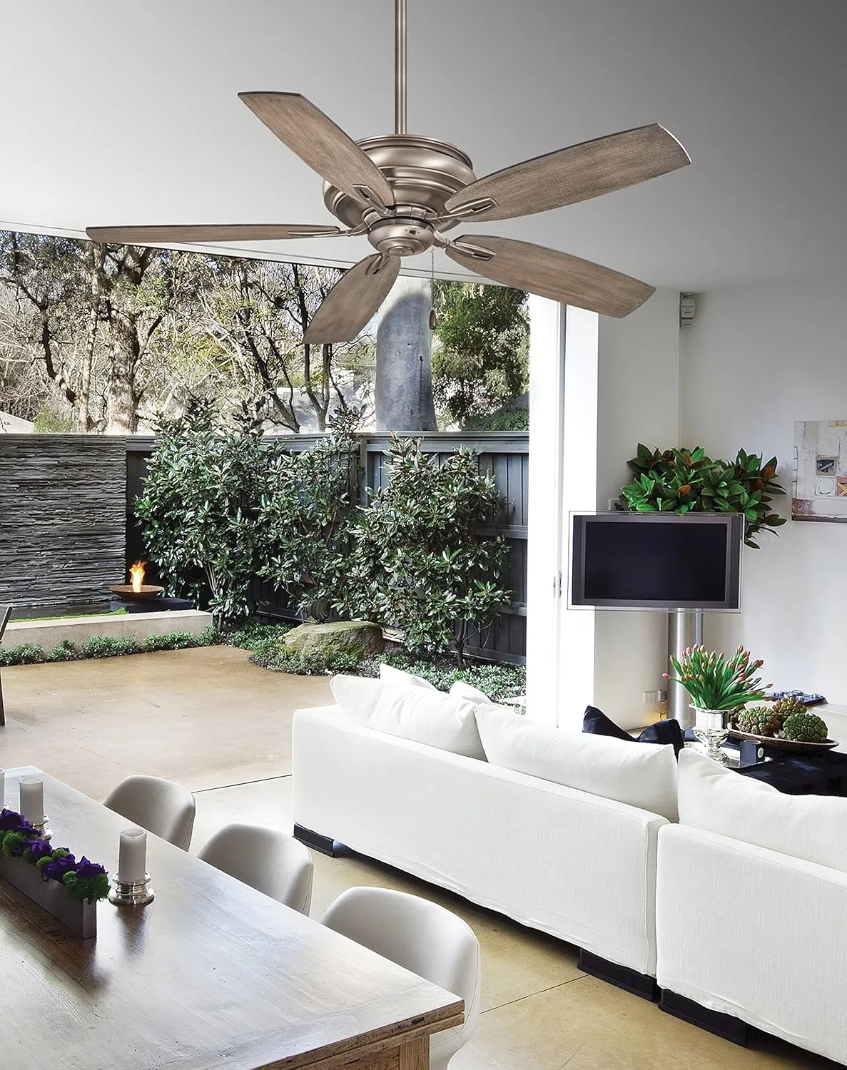 MINKA-AIRE F614-FB Timeless 54 Inch Ceiling Fan in French Beige Finish