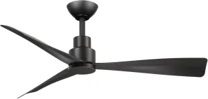 MINKA-AIRE F786-CL Simple 44 Inch Outdoor 3 Blade Ceiling Fan with DC Motor in Coal Finish