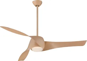MINKA-AIRE F803DL-MP Artemis LED 58" Ceiling Fan with Lights & Remote Control, Maple