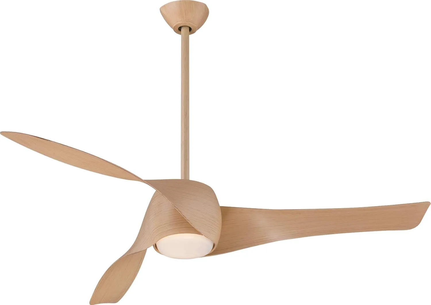 MINKA-AIRE F803DL-MP Artemis LED 58" Ceiling Fan with Lights & Remote Control, Maple