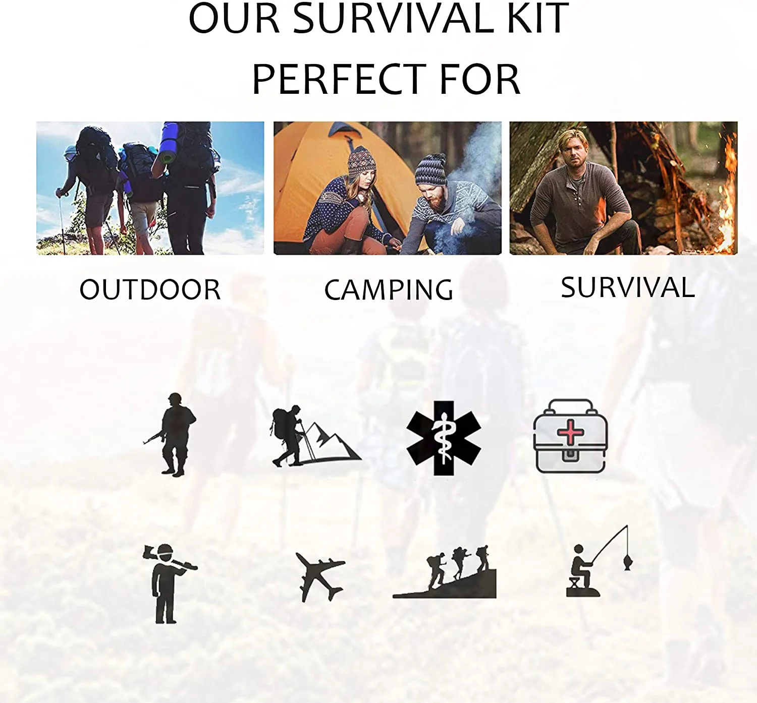 Molle Trauma First Aid Pouch - EDC IFAK Tactical Med Kit, Wilderness Survival Bug Out Supplies Bag, EMT Safety Kit with Israeli Bandage, Tourniquet, for Emergency Car Outdoor Kayak Boat Hunting Rescue