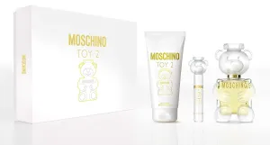 MOSCHINO Toy 2 For Women 3 Piece Set (3.4 Ounce Eau De Parfume Spray   5.0 Perfumed Body Lotion   0.33 Ounce Travel Spray), Multicolor(Pack of 3)