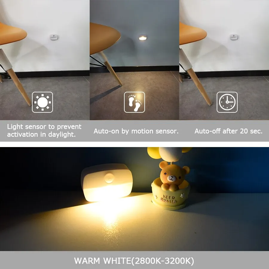 Motion Detector LED Night Lamp