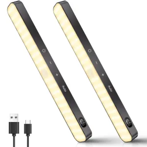 Motion Sensor Cabinet Warm Light: Battery-Powered 60 LED Touch Light Bar