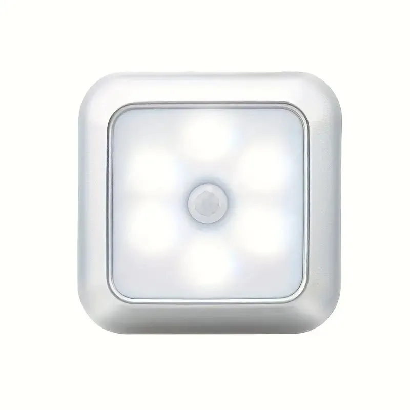 Motion Sensor Night Light, 6 LED Wall Lamp