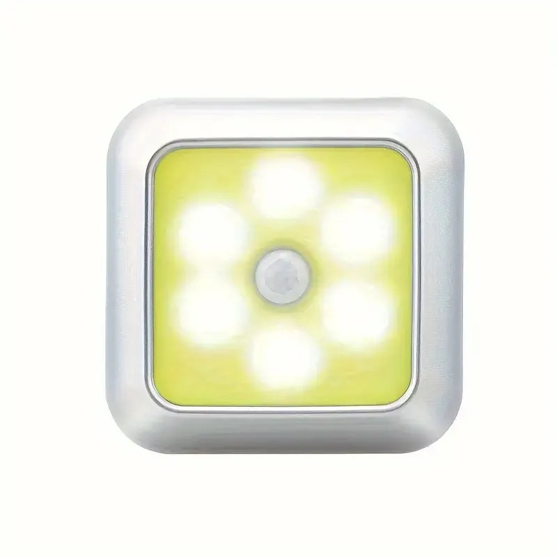 Motion Sensor Night Light, 6 LED Wall Lamp