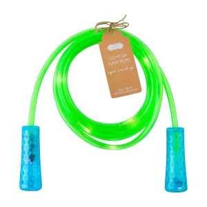Mud Pie Children's Light-Up Jump Rope, Green