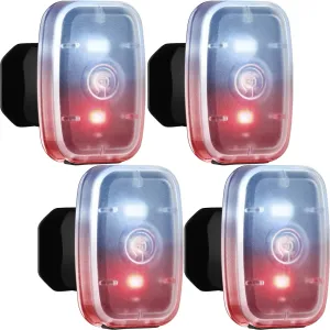 Mudder Running Lights for Runners Rechargeable LED Safety Lamps USB Rechargeable Clip on Strobe Bicycle Tail Lamps with 5 Modes Flashing Bike Lights for Night Riding Walking Hiking Pet Dog