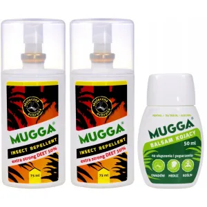 Mugga set 2x Mugga Spray 50% 75ml   Mugga soothing lotion 50ml
