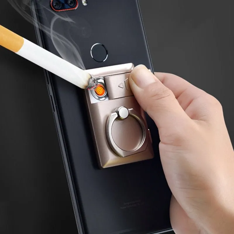 Multi-purpose Mobile Phone Bracket Ring, Cigarette Lighter