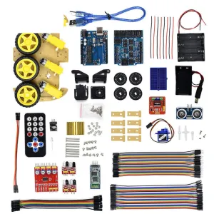Multifunction Bluetooth Controlled Robot Smart Car Kits Tons of Published Free Codes 4WD UNO R3 Starter Kit for arduino DIY Kit