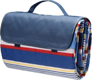 National Outdoor Living Multicolor Stripe Roll-Up Travel Blanket
