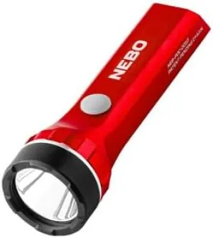 NEBO LUXTREME Nano Pocket Light | 420 Lumens, 5 Light Modes, Compact Rechargeable LED Flashlight, Water Resistant, Durable Aluminum, Includes USB Charging Cable – Red