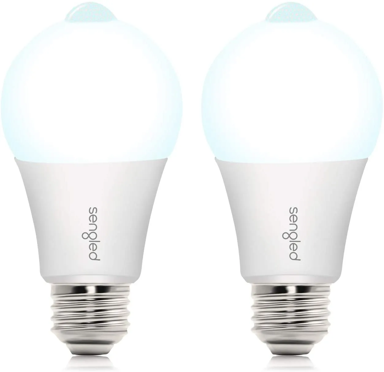 New Sengled Motion Sensor Light Bulb Outdoor, Dusk to Dawn LED Outdoor Lighting, Motion Activated Auto On/Off A19 5000K 1200lm LED Light Bulb Security Light for Front Door Porch Garage Hallway, 2 Pack 2nd Gen, Day Light.
