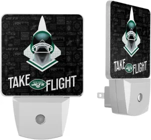 New York Jets 2024 Illustrated Limited Edition Nightlight Two-Pack
