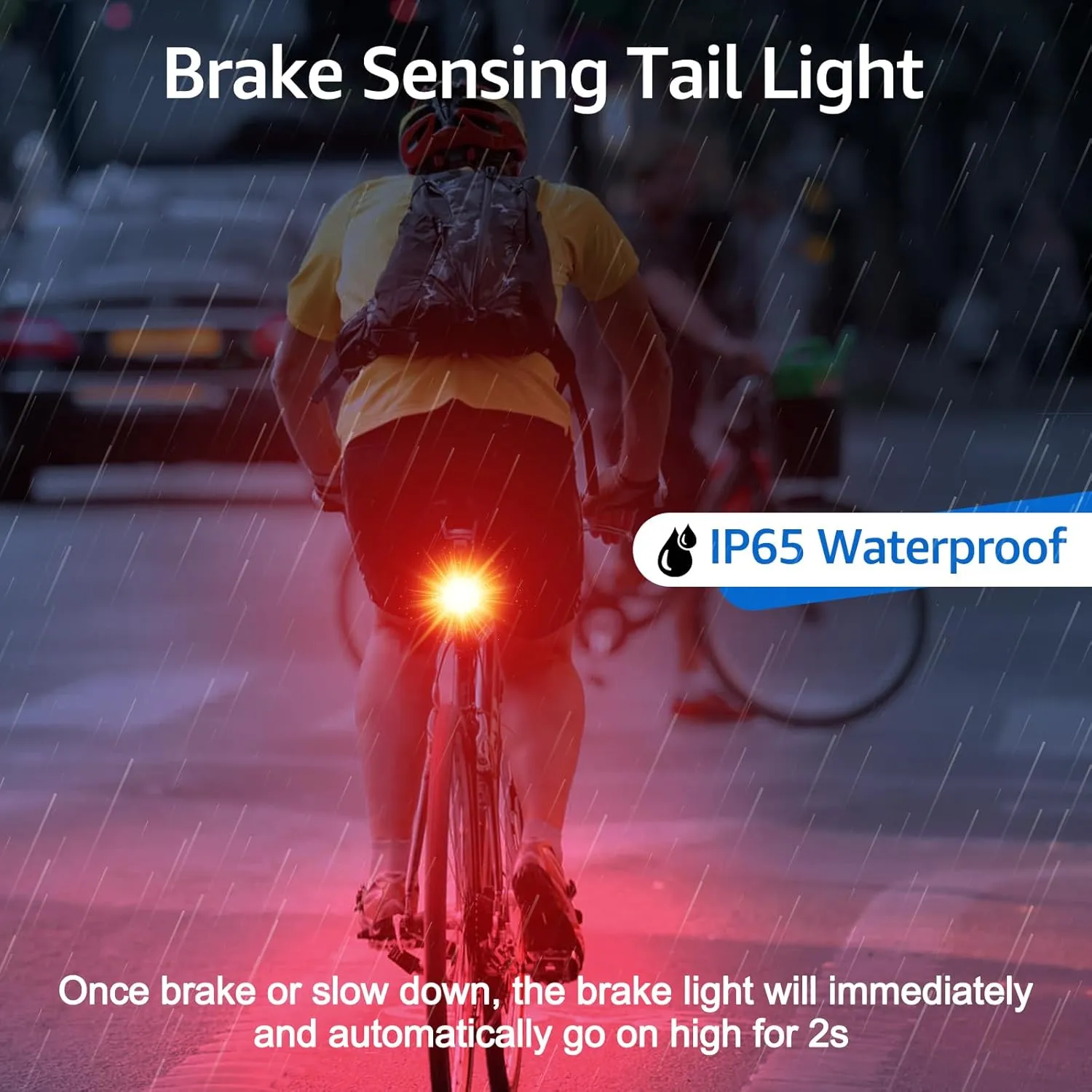 NineLeaf Bicycle Tail Light Rechargeable,Bike Tail Light with Alarm and Remote,Bike Alarms for Ebikes,IP65,113dB Alarms, Level 7 Sensitivity, Auto ON/Off Bike Tail Light with Smart Brake Lights