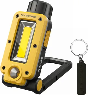 NITECORE NWL20 600 Lumens Work Light Multifunctional Triple Output USB-C Rechargeable 5000mAh Built-in Battery with NITECORE Tag