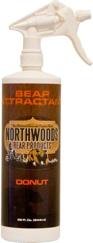 Northwoods Bear Products Bear Attractant Spray- Donut Spray, Bear Attractant Spray, Bear Can't Resist