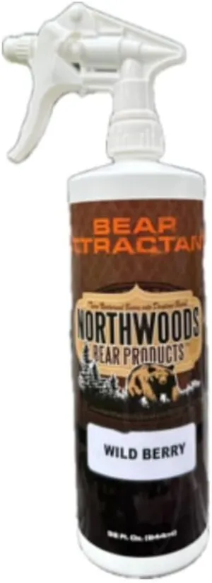 Northwoods Bear Products Bear Attractant Spray- Wild Berry, Bear Attractant Spray, Bear Can't Resist