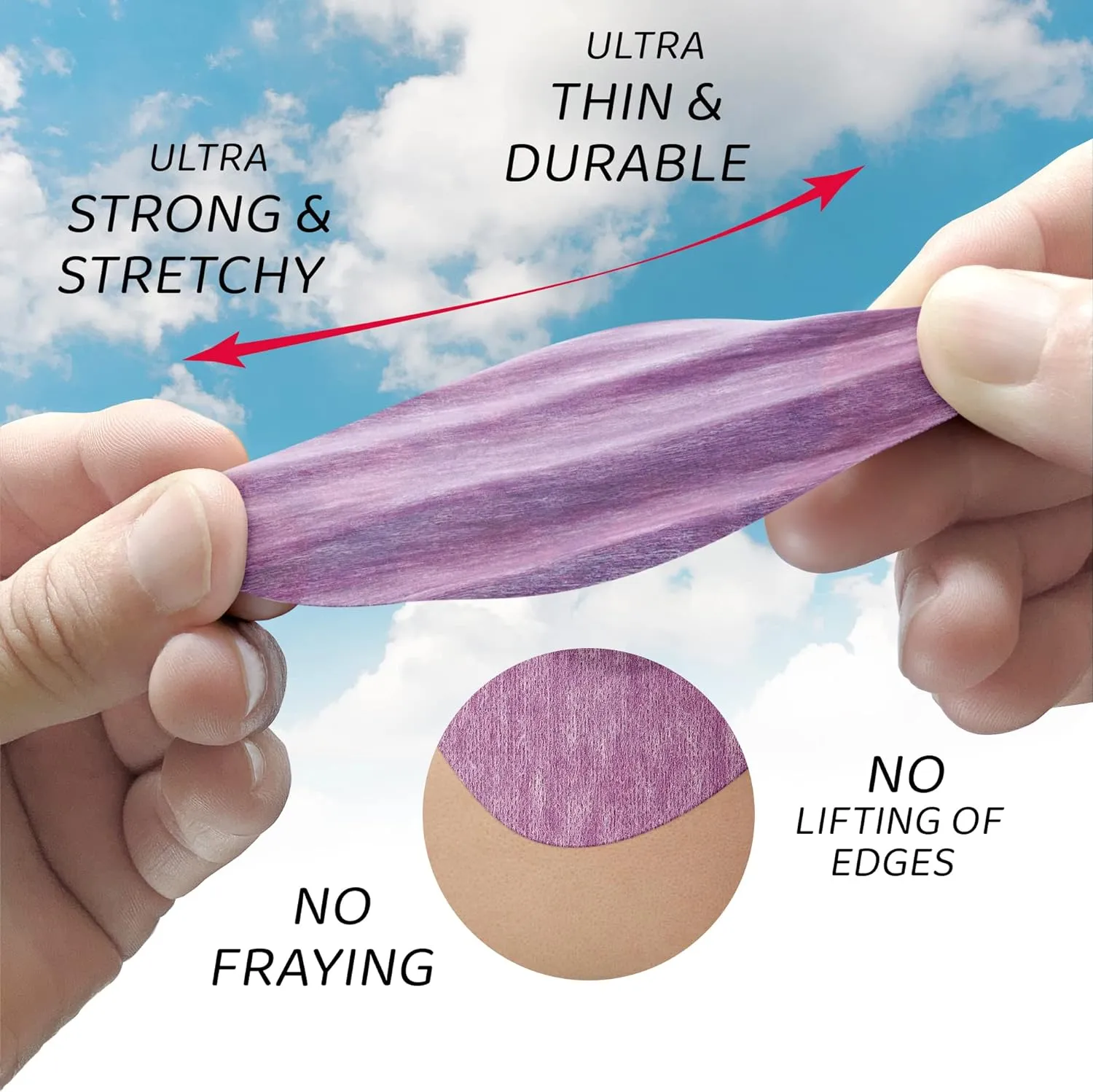 Not Just A Patch Freestyle Libre 2 Covers (20 Pack) - Thin, Strong and Light, Ultra-Long 14 Day Adhesion - Durable Lingo CGM & Libre 2 Sensor & Protector Patches - Purple