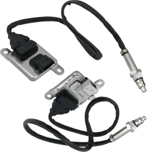 NOx Sensor Upstream & Downstream Nitrogen Oxide - Compatible with 2013-2018 Dodge Ram 2500/3500/4500/5500 for 6.7L Cummins Diesel, Outlet S Ensor 5WK96730, Inlet NOx Sensor 68210084AA