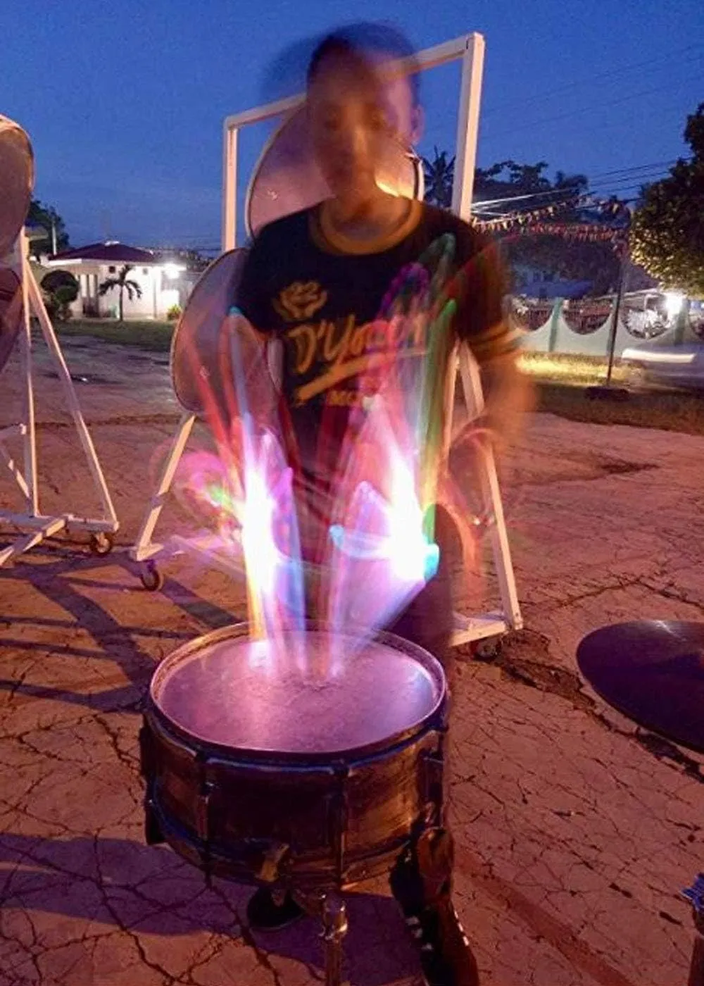 OFG Color Change Light Stix, LED Light Up Drumsticks (Color Change): Motion Activated Light Stix is ideal for all drummers and drum kits, Ultrabright Glowing LEDs, Changes Color Every Beat!