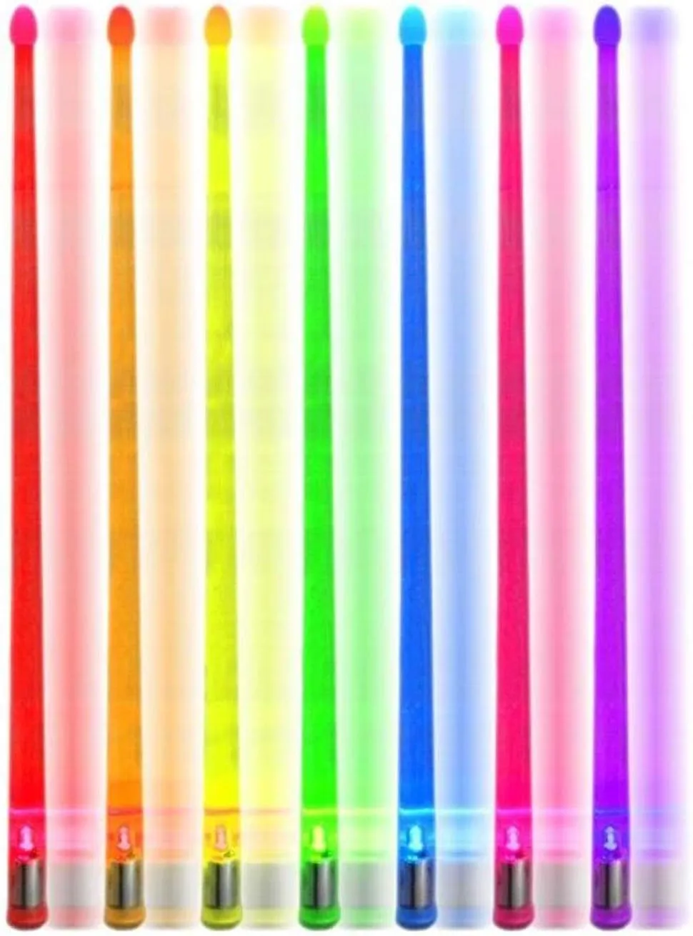 OFG Color Change Light Stix, LED Light Up Drumsticks (Color Change): Motion Activated Light Stix is ideal for all drummers and drum kits, Ultrabright Glowing LEDs, Changes Color Every Beat!