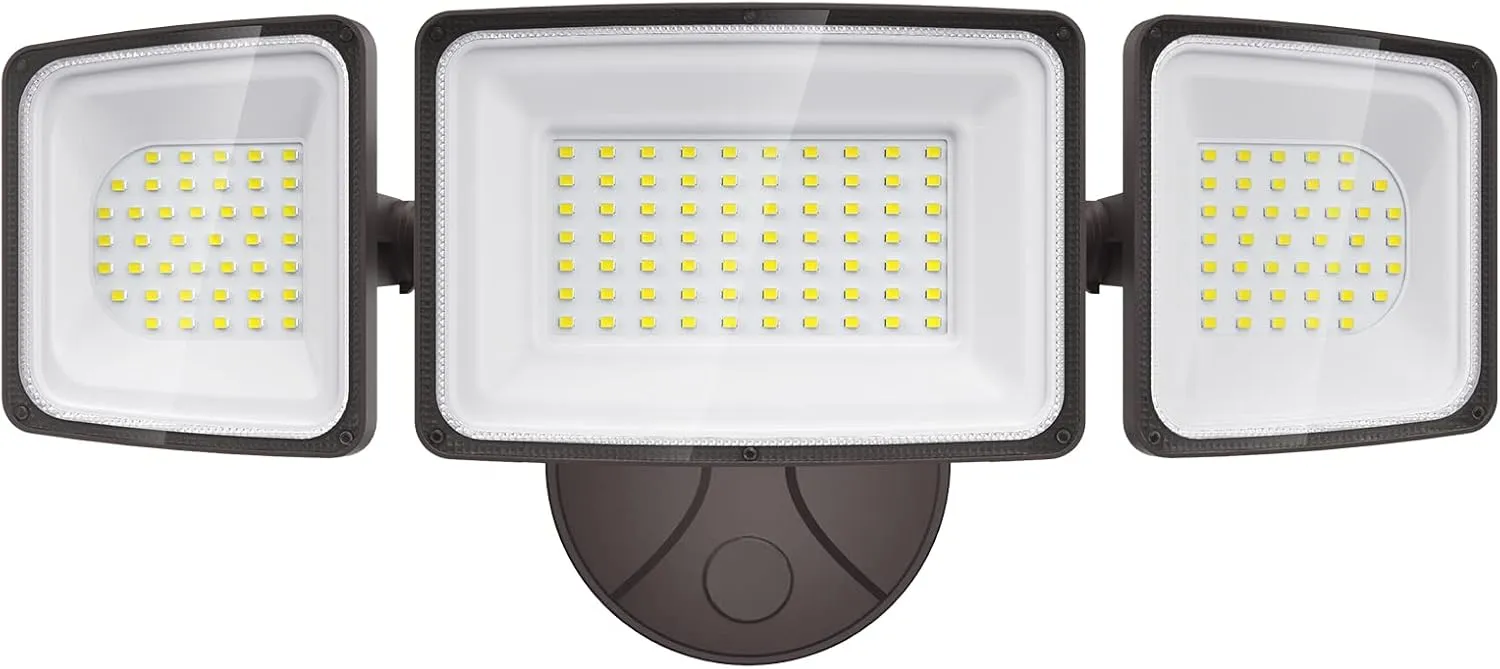 Onforu 100W LED Security Light, 9000LM Outdoor Indoor Flood Light Switch Controlled, IP65 Waterproof LED Exterior Floodlight, 6500K White Wall Mount Security Lighting for Entryway,Garage,Yard,Eave