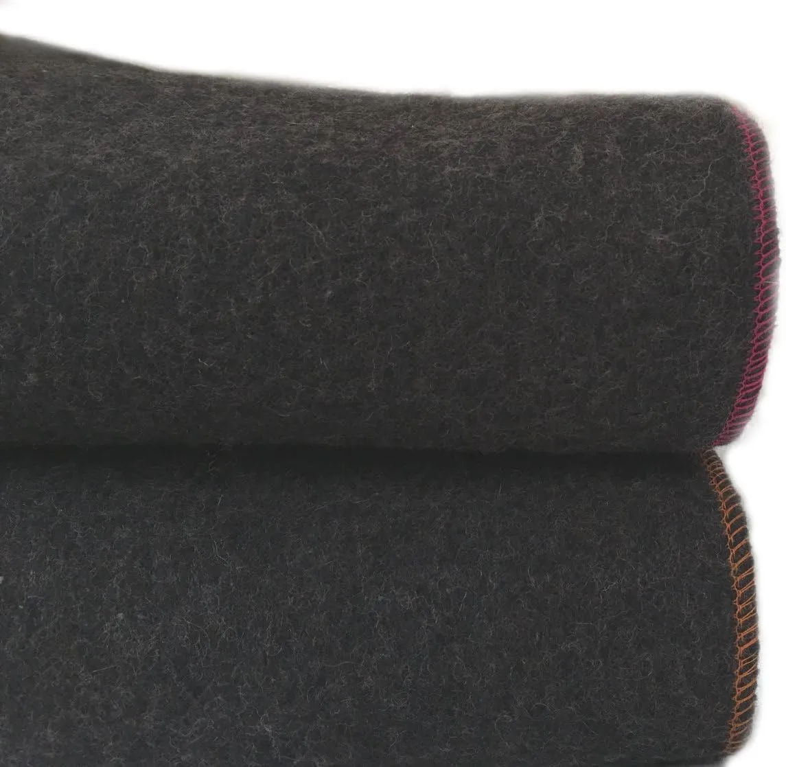 Orion Outpost Trading Co. Vestige Military Wool Blanket, 4  lbs, 66 x 84 (Maroon/Gold Stitching)