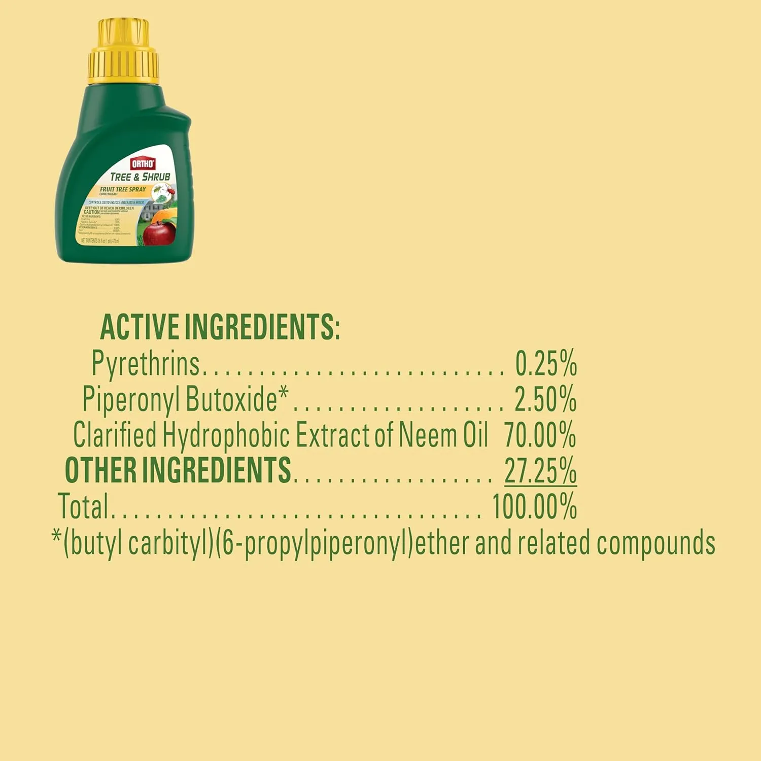 Ortho Tree & Shrub Fruit Tree Spray, 16-Ounce