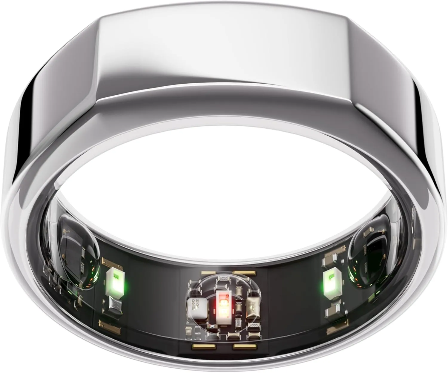 Oura Ring Gen3 Heritage - Silver - Size 7 - Smart Ring - Size First with Oura Ring Gen3 Sizing Kit - Sleep Tracking Wearable - Heart Rate - Fitness Tracker - 5-7 Days Battery Life
