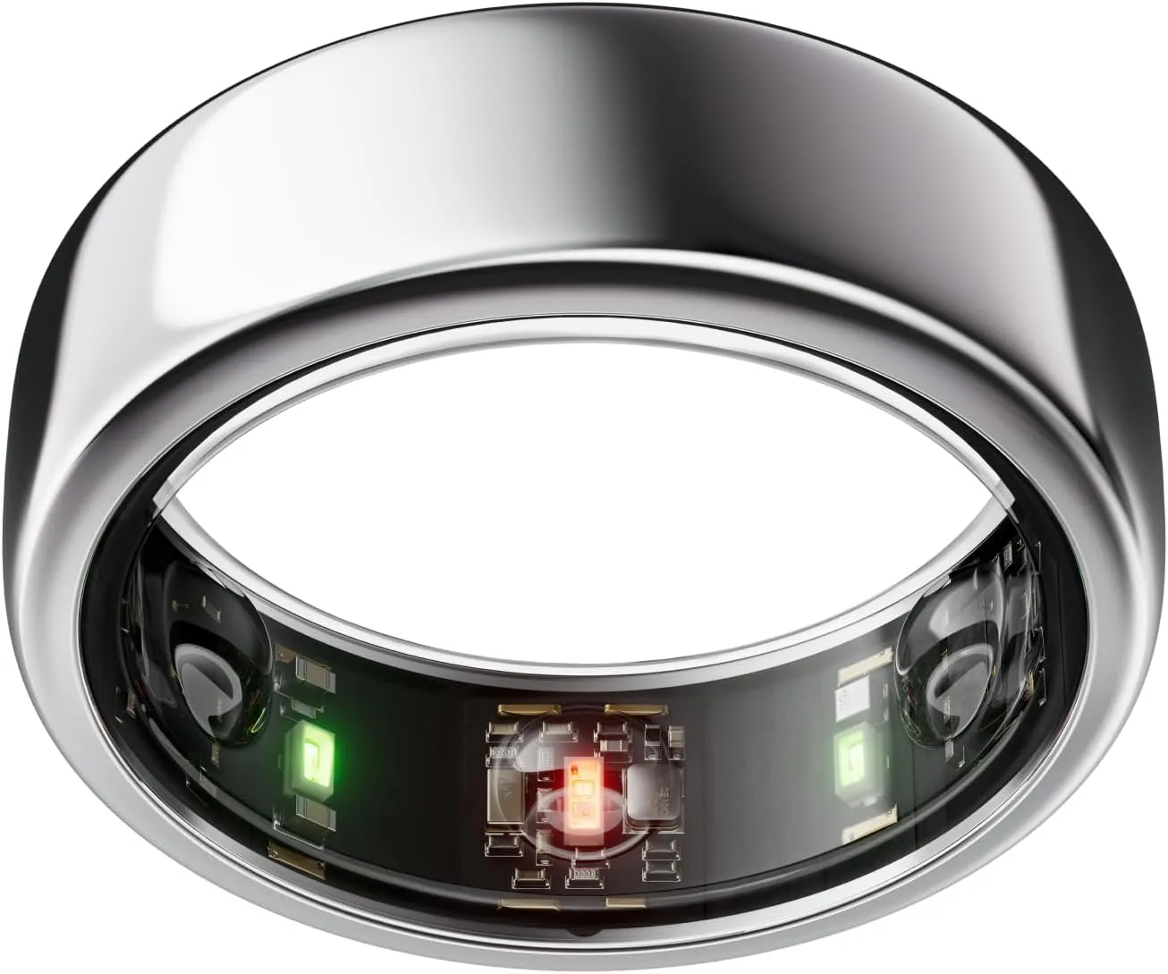 Oura Ring Gen3 Horizon - Silver - Size 6 - Smart Ring - Size First with Oura Ring Gen3 Sizing Kit - Sleep Tracking Wearable - Heart Rate - Fitness Tracker - 5-7 Days Battery Life