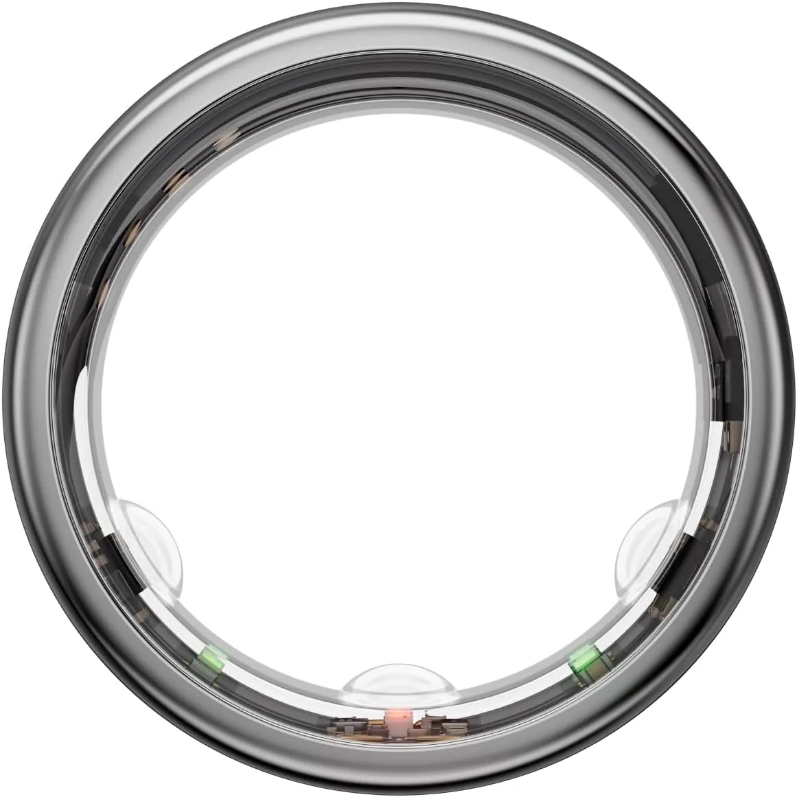 Oura Ring Gen3 Horizon - Silver - Size 6 - Smart Ring - Size First with Oura Ring Gen3 Sizing Kit - Sleep Tracking Wearable - Heart Rate - Fitness Tracker - 5-7 Days Battery Life