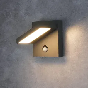 Outdoor Wall Light Motion Sensor Exterior Light Fixture for House,LED Modern Front Porch Sconce Wall Mount Lamp,IP54 Waterproof Garage Light for Patio Garden,13W 650Lm 3000K