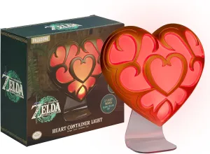 Paladone The Legend of Zelda Heart Container Light - Officially Licensed Nintendo Lamp for Game Room, 2 Light Modes, Mood Lighting Gift for Gamers