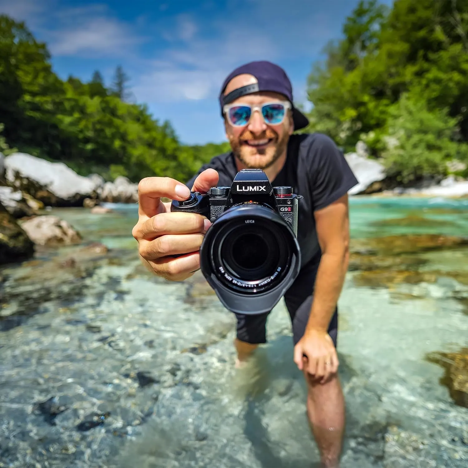 Panasonic LUMIX G9II Micro Four Thirds Camera, 25.2MP Sensor with Phase Hybrid AF, Powerful Image Stabilization, High-Speed Perfomance and Mobility with 12-60mm F2.8-4.0 Lens - DC-G9M2LK
