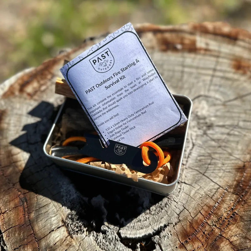 PAST Outdoors Originals Ferro Rod Fire Starting Kit