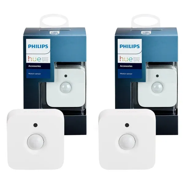 Philips Hue Indoor Smart Motion Sensor, 2-pack