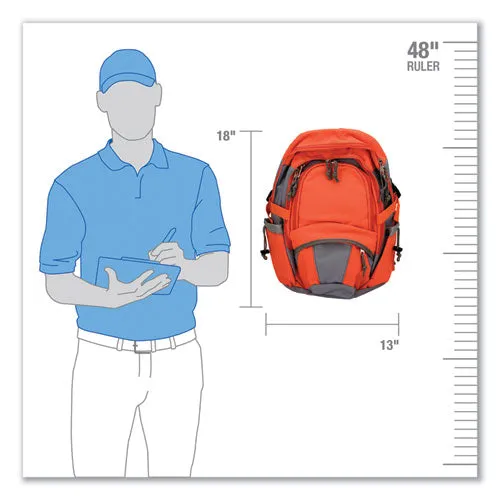 PhysiciansCare® by First Aid Only® Emergency Preparedness First Aid Backpack, Xl, 63 Pieces, Nylon Fabric