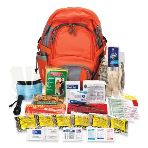 PhysiciansCare® by First Aid Only® Emergency Preparedness First Aid Backpack, Xl, 63 Pieces, Nylon Fabric